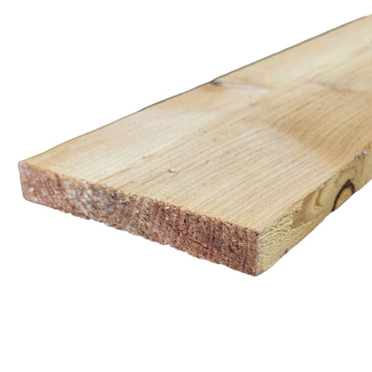 Douglas plank 22x150 mm fijnbezaagd