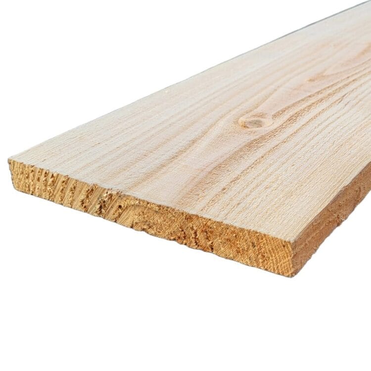 Douglas plank 22x200 mm fijnbezaagd